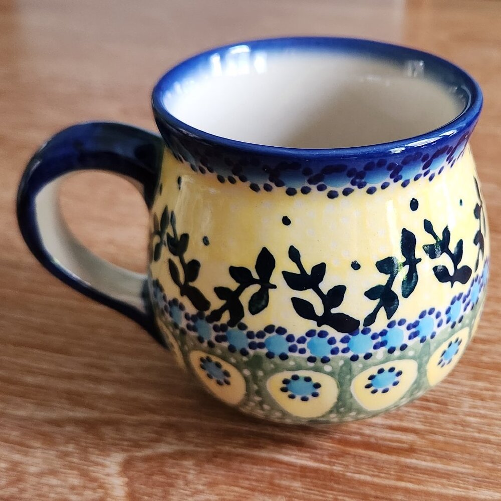 Polish Pottery Bubble Mug 12oz Boleslawiec